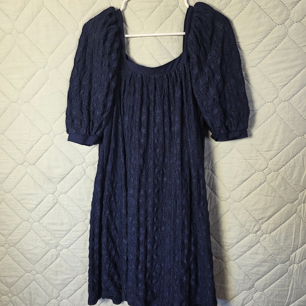 Anthropologie Maeve Eyelet Mid Dress Size Small - Picture 5 of 13